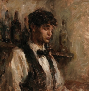 Portrait of Young Bartender